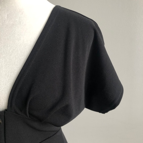 Plunge Button Down Dress - Picture 7 of 8